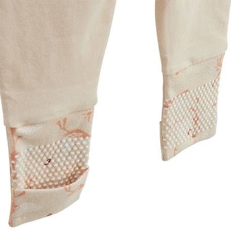 Pyjama bébé à pieds retroussables poésie d'été Vanille 5 - vertbaudet enfant 