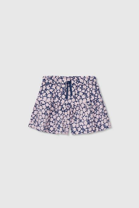 Jupe-culotte imprimée fleurs  - vertbaudet enfant