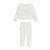 Ensemble bébé gilet et pantalon à pied en pointelle badian Ecru 2 - vertbaudet enfant 