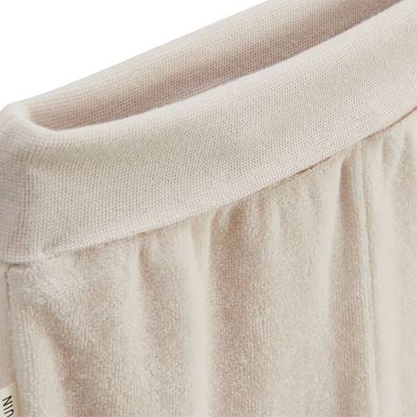 Ensemble bébé gilet et pantalon à pied en velours eden Beige 4 - vertbaudet enfant 