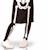 Robe squelette Noir 3 - vertbaudet enfant 