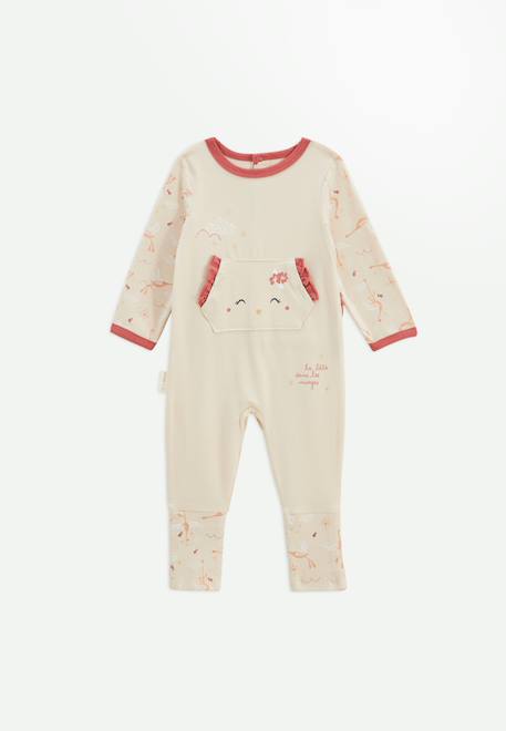 Bébé-Pyjama bébé à pieds retroussables poésie d'été