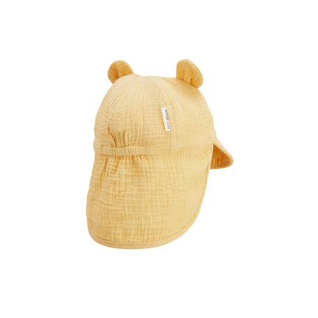 Casquette cache-cou bébé en gaze de coton camila Jaune 3 - vertbaudet enfant 