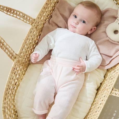 Ensemble body bébé et pantalon en pointelle badian Ecru 6 - vertbaudet enfant 