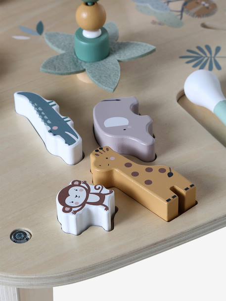 Table d'activités en bois FSC® Rétro Flower+Tanzanie 13 - vertbaudet enfant 