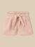 Short fille en gaze de coton - collection junior Bleu pastel+Marine+Nude 12 - vertbaudet enfant 