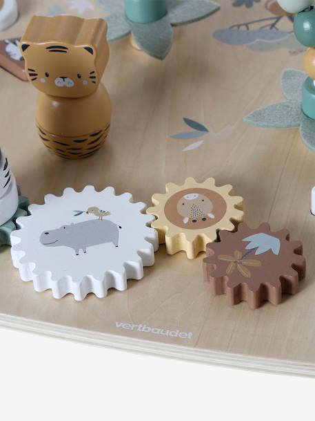 Table d'activités en bois FSC® Rétro Flower+Tanzanie 14 - vertbaudet enfant 
