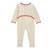 Pyjama bébé à pieds retroussables poésie d'été Vanille 3 - vertbaudet enfant 
