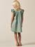 Robe clémence fille lin et coton - collection fêtes et mariages Celadon 4 - vertbaudet enfant 