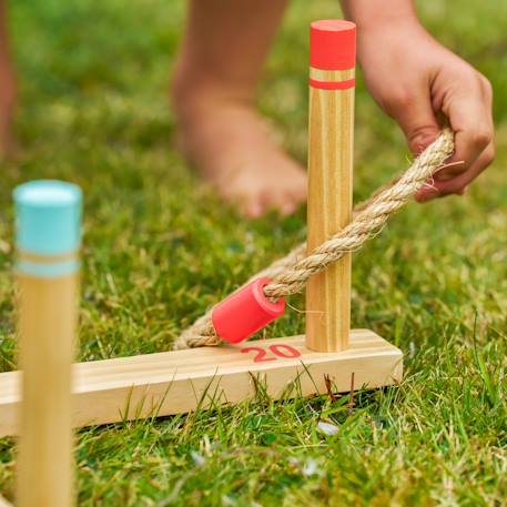 Jeu de lancer anneaux  bois fsc® Multi couleur 3 - vertbaudet enfant 