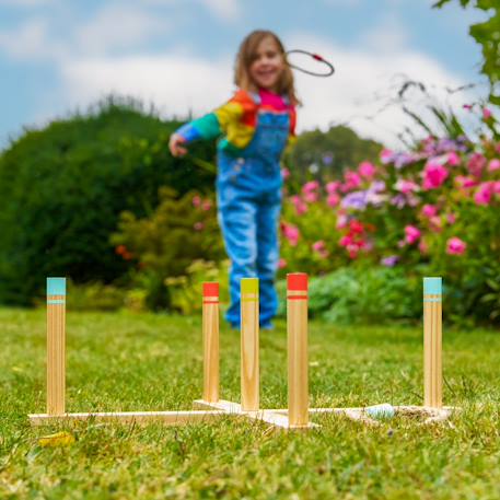 Jeu de lancer anneaux  bois fsc® Multi couleur 6 - vertbaudet enfant 