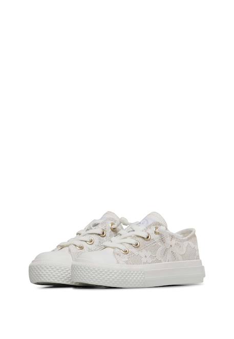 Baskets en tissu ayasy. Blanc- 5 - vertbaudet enfant 