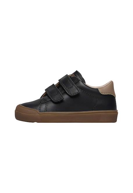 Baskets en cuir eindhoven 2 vl. Bleu foncé-+Marron-vert-+Noir-or- 13 - vertbaudet enfant 