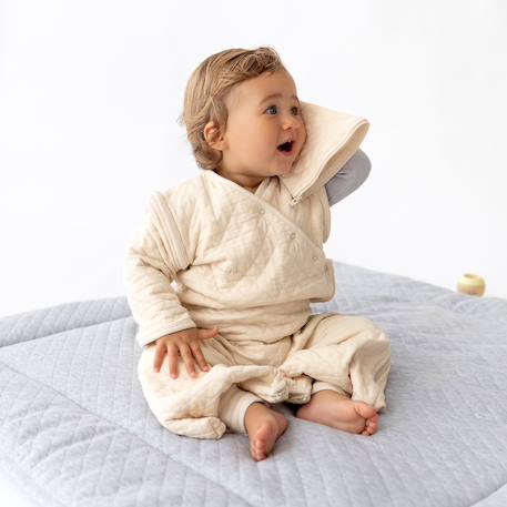 Gigoteuse jambes séparables mi-saison  - tog 1.5 matelassé confort Beige+Blush+Brick+Cream+Green+Lunar+Mix grey+Mix tender+Stone+Vintage 24 - vertbaudet enfant 