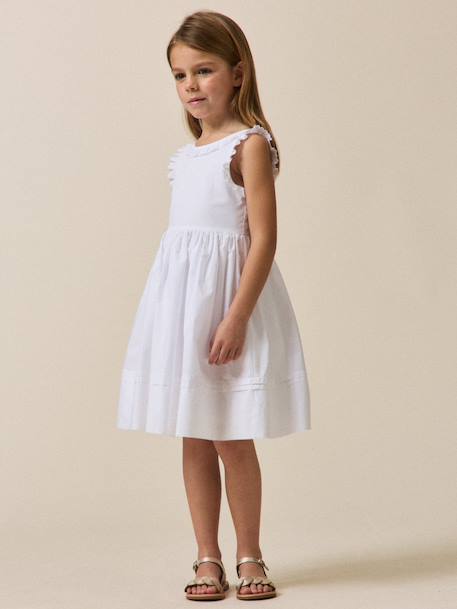 Robe fille josephine - collection fêtes et mariages Blanc casse 5 - vertbaudet enfant 