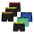 Lot de 6 boxers garçon ecopack trio choc Noir - Vert - Bleu+Noir-bleu-rouge+Noir-noir-noir-bleu-rouge-turquoise 1 - vertbaudet enfant 
