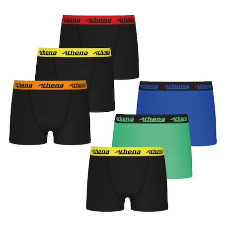 Garçon-Lot de 6 boxers garçon ecopack trio choc