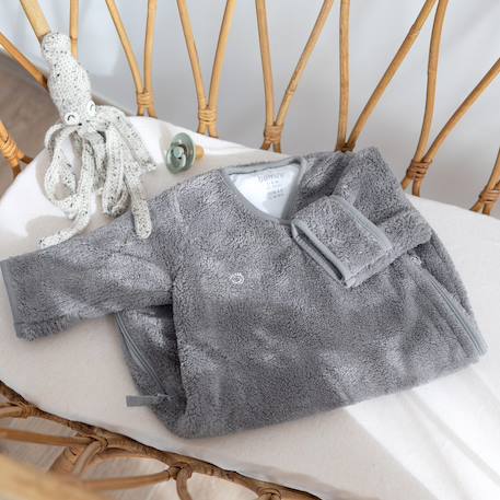 Gigoteuse avec moufles hiver  - tog 2.5 chaud tout doux Blush+Grizou+Lunar+Marshmallow+Natural+Noisette+Pudding+Sesame+Stone+Vintage 9 - vertbaudet enfant 