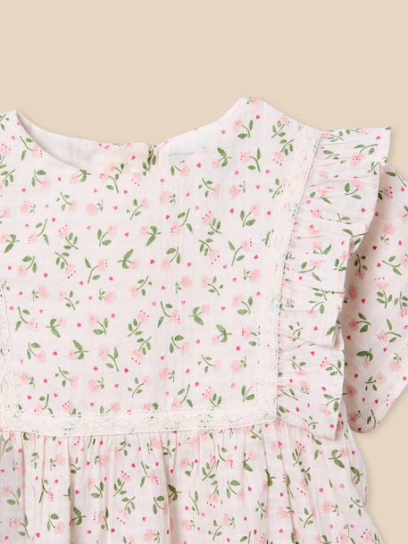 Robe fleurie bébé Imprimé  camelia 2 - vertbaudet enfant 