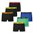 Lot de 6 boxers garçon ecopack trio choc Noir - Vert - Bleu+Noir-bleu-rouge+Noir-noir-noir-bleu-rouge-turquoise 3 - vertbaudet enfant 