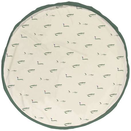 Tapis et sac de rangement croco Vert 3 - vertbaudet enfant 