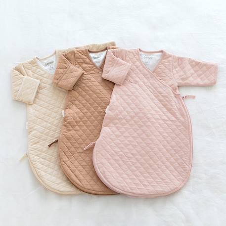 Gigoteuse avec moufles mi-saison - tog 1.5 matelassé confort Beige+Blush+Cream+Ficelle+Glacier+Lunar+Mix grey+Mix tender 9 - vertbaudet enfant 