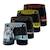 Lot de 4 boxers  wild life Turquoise/noir/marron/jaune/rouge 1 - vertbaudet enfant 
