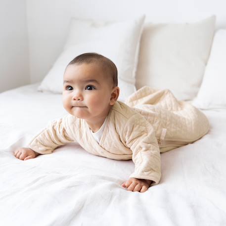 Gigoteuse avec moufles mi-saison  - tog 1.5 matelassé confort Beige+Blush+Brick+Cream+Green+Lunar+Mix grey+Mix tender+Stone+Vintage 20 - vertbaudet enfant 