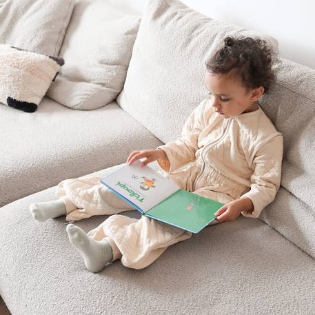 Gigoteuse jambes séparables mi-saison  - tog 1.5 matelassé confort Beige+Blush+Brick+Cream+Green+Lunar+Mix tender+Stone+Vintage 24 - vertbaudet enfant 