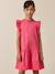 Robe  charlotte en satin de coton - collection couture Rose pivoine 1 - vertbaudet enfant 
