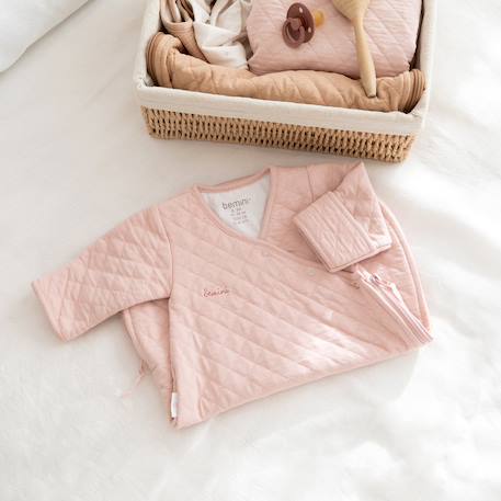 Gigoteuse avec moufles mi-saison - tog 1.5 matelassé confort Beige+Blush+Cream+Ficelle+Glacier+Lunar+Mix grey+Mix tender 10 - vertbaudet enfant 