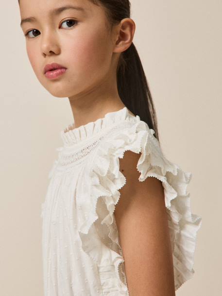 Robe valentine fille - collection fêtes et mariages Ecru 3 - vertbaudet enfant 