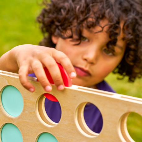 Puissance 4 géant  bois fsc® Multi couleur 3 - vertbaudet enfant 