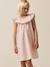 Robe fille clotilde lin et coton - collection fêtes et mariages Rose 1 - vertbaudet enfant 