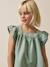 Robe clémence fille lin et coton - collection fêtes et mariages Celadon 3 - vertbaudet enfant 