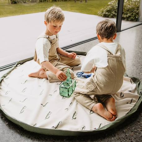 Tapis et sac de rangement croco Vert 4 - vertbaudet enfant 