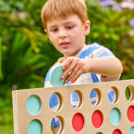 Puissance 4 géant  bois fsc® Multi couleur 6 - vertbaudet enfant 