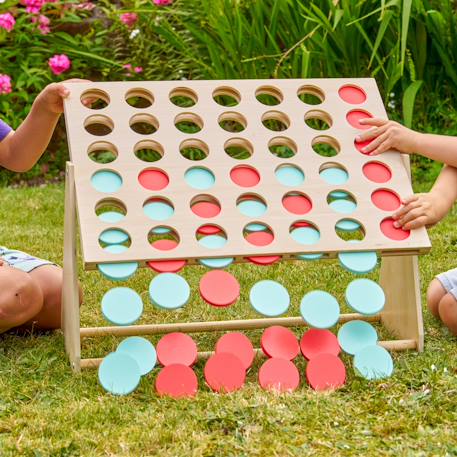 Puissance 4 géant  bois fsc® Multi couleur 5 - vertbaudet enfant 