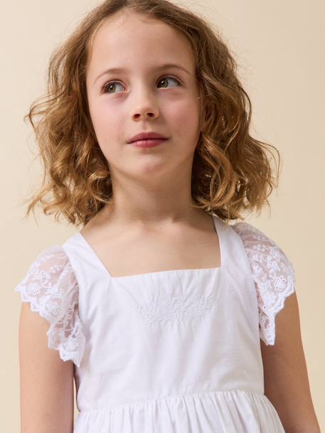 Robe  capucine - collection fêtes et mariages Blanc casse 5 - vertbaudet enfant 