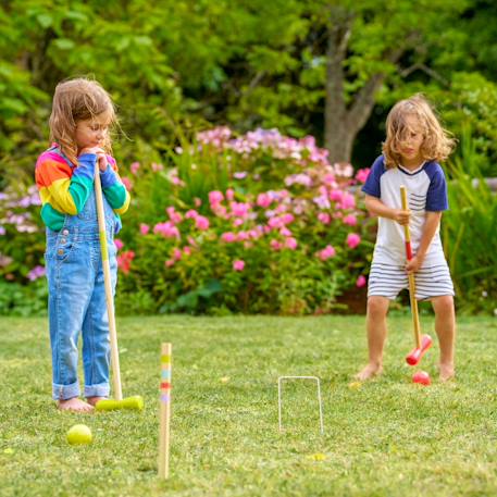 Jeu de croquet  bois fsc® Multi couleur 2 - vertbaudet enfant 