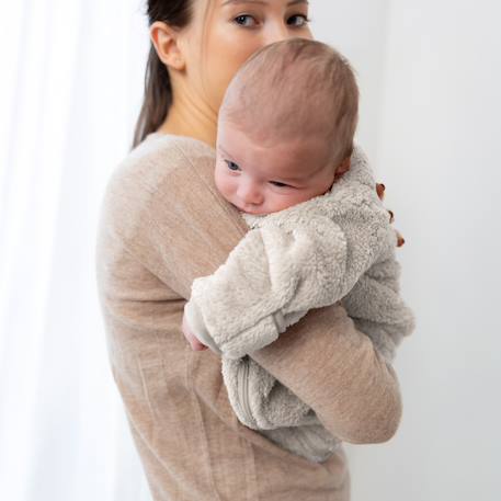 Gigoteuse avec moufles hiver  - tog 2.5 chaud tout doux Blush+Grizou+Lunar+Marshmallow+Natural+Noisette+Pudding+Sesame+Stone+Vintage 43 - vertbaudet enfant 