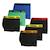 Lot de 6 boxers garçon ecopack trio choc Noir - Vert - Bleu+Noir-bleu-rouge+Noir-noir-noir-bleu-rouge-turquoise 2 - vertbaudet enfant 