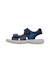 Sandales en cuir avec étoile dock Beige-+Bleu-jaune+Céleste-orange+Marine- 18 - vertbaudet enfant 