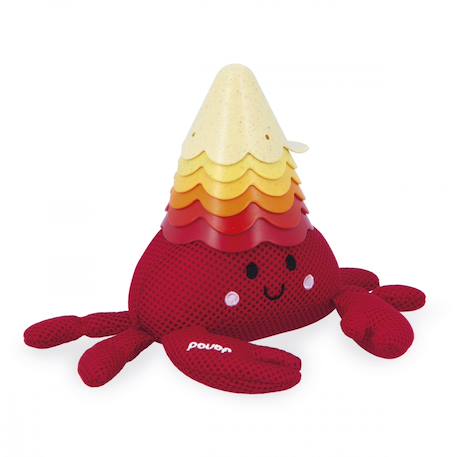 Jouet de bain bernard et sa coquille Multicolore 1 - vertbaudet enfant 