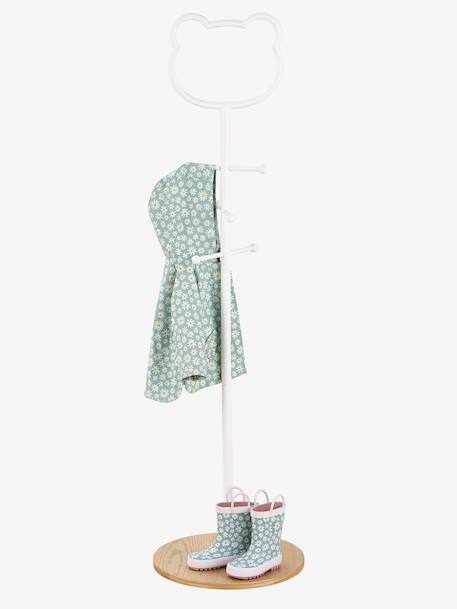 Porte-manteau enfant métal Ourson blanc 3 - vertbaudet enfant 