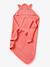 Cape de bain + gant de toilette BIO* amande+anthracite+blanc+bleu océan+caramel+rose 24 - vertbaudet enfant 
