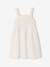 Robe fille crochet bretelles écru 2 - vertbaudet enfant 