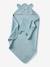 Cape de bain + gant de toilette BIO* amande+anthracite+blanc+bleu océan+caramel+rose 18 - vertbaudet enfant 