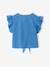 Blouse denim manches volantées bleu clair 4 - vertbaudet enfant 