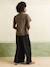 Pantalon fluide et large de grossesse bleu jean+noir+olive 9 - vertbaudet enfant 